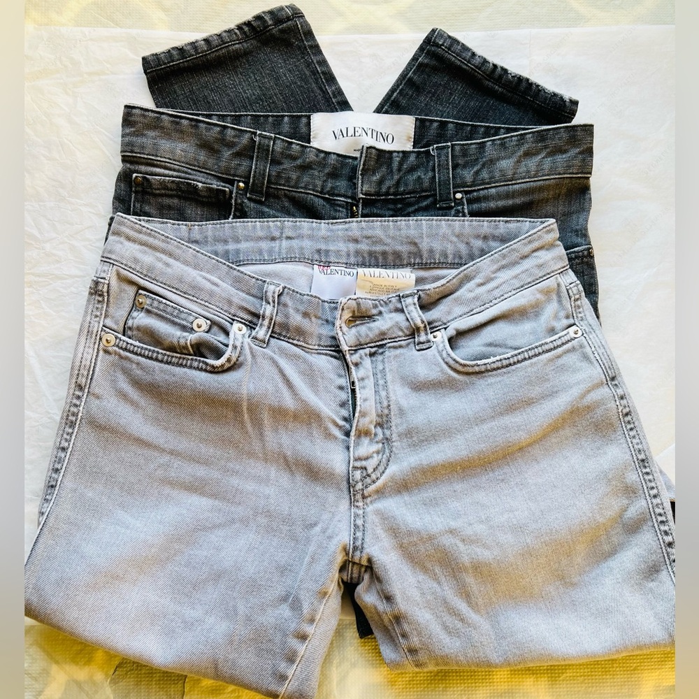 Two Valentino Skinny Jeans